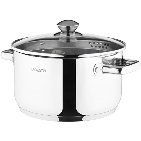 ქვაბი ARDESTO AR2847CS Casserole Gemini, 4.7L, Stainless Steel