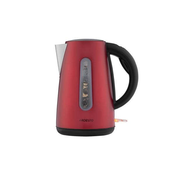 ARDESTO EKL-F300R, 2150W, 1.7L, Electric Kettle, Red