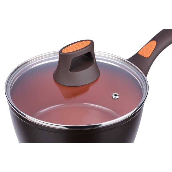 ტაფა ARDESTO AR2716SA Sauce pan Terra Nature Orange/Brown, Aluminium