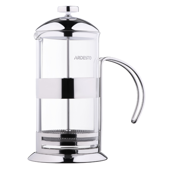 ჩაიდანი ARDESTO AR1910FP French press Gemini, 1000 ml, stainless steel, glass