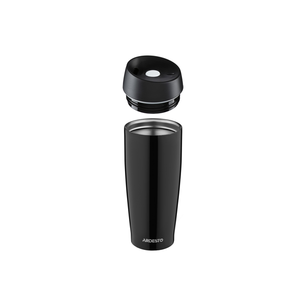 თერმოსი ARDESTO AR2645TB Travel mug Easy travel 450 ml, Black