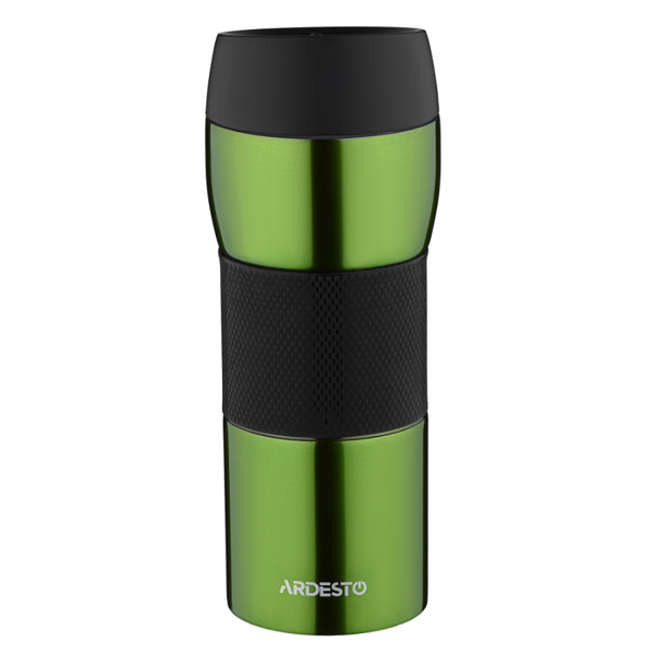 ARDESTO AR2645STG Travel mug Easy travel 450 ml, Silocone, Green