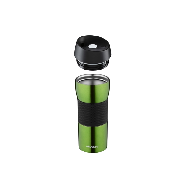 ARDESTO AR2645STG Travel mug Easy travel 450 ml, Silocone, Green