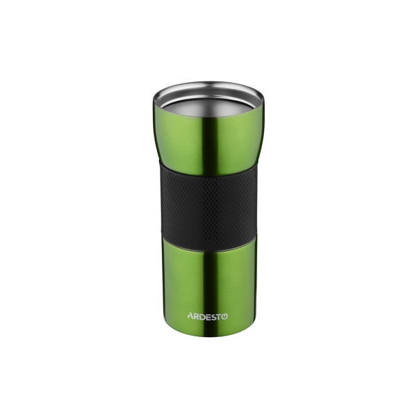 ARDESTO AR2645STG Travel mug Easy travel 450 ml, Silocone, Green