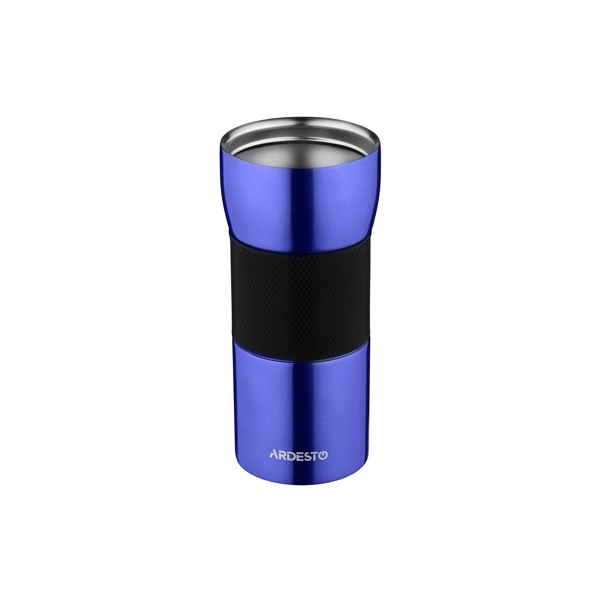 თერმოსი ARDESTO AR2645STB Travel mug Easy travel 450 ml, Silocone, Blue