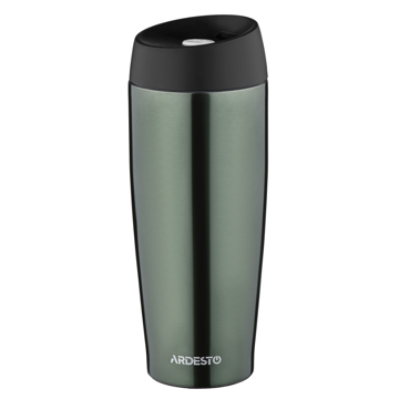 თერმოსი ARDESTO AR2645OLB Travel mug Easy travel 450 ml, Olive