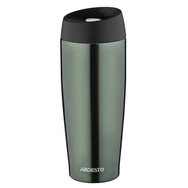 თერმოსი ARDESTO AR2645OLB Travel mug Easy travel 450 ml, Olive