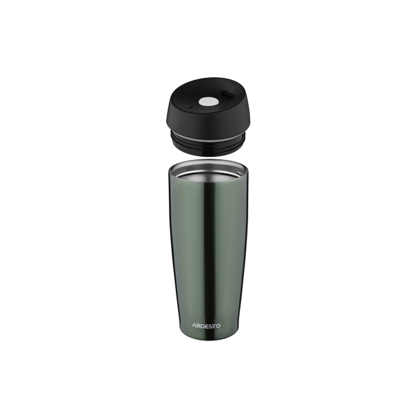 თერმოსი ARDESTO AR2645OLB Travel mug Easy travel 450 ml, Olive