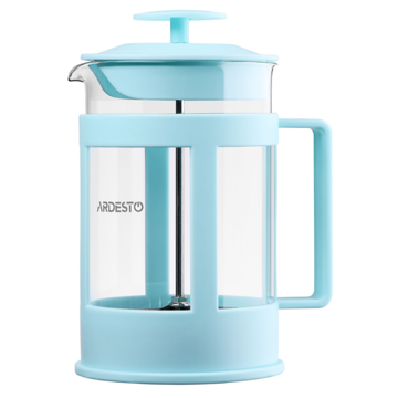 ARDESTO AR1008TF French press Fresh, 800 ml, Tiffany Blue, Plastic, Glass