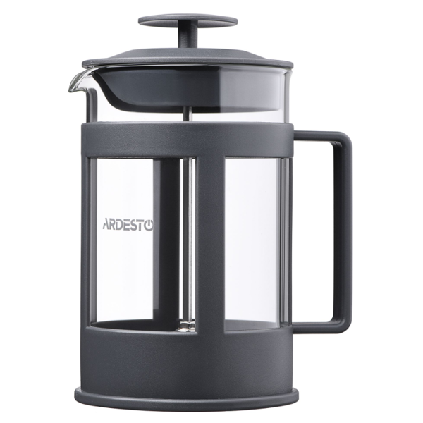 ჩაიდანი ARDESTO AR1008GF French press Fresh, 800 ml, Grey, Plastic, Glass