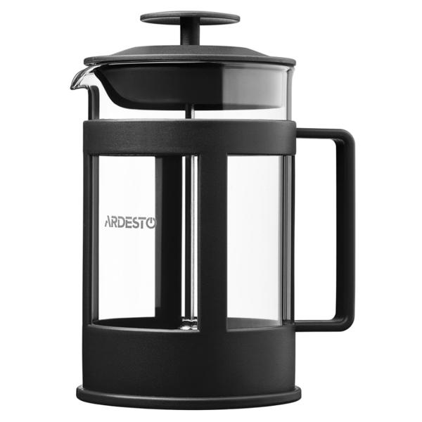 ჩაიდანი ARDESTO AR1008BLF French press Fresh, 800 ml, Black, Plastic, Glass