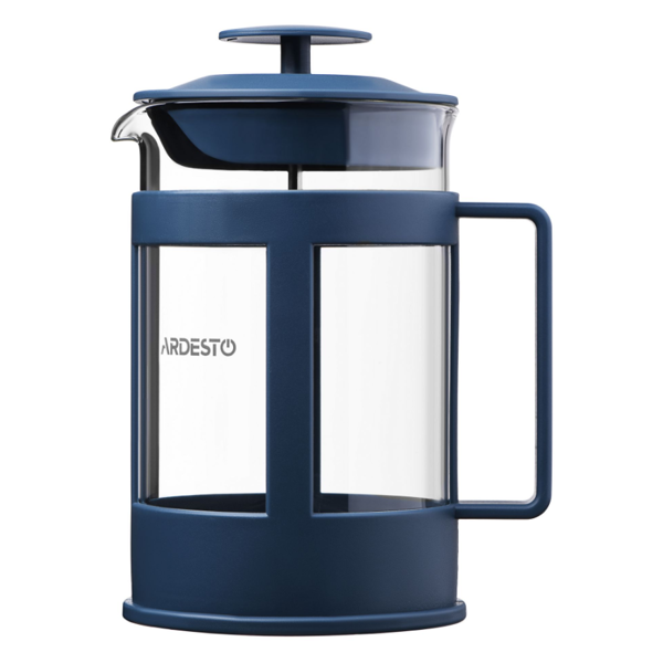 ჩაიდანი ARDESTO AR1008BEF French press Fresh, 800 ml, Blue, Plastic, Glass