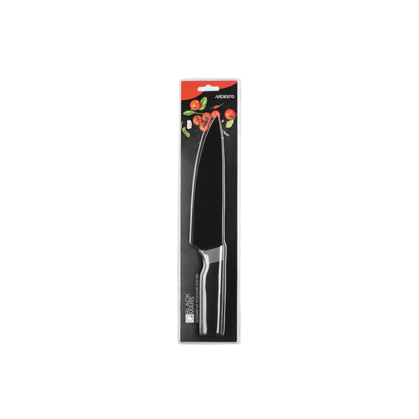 სამზარეულოს დანა ARDESTO AR2014SK Chef knife Black Mars, 33 сm, Black, Plastic