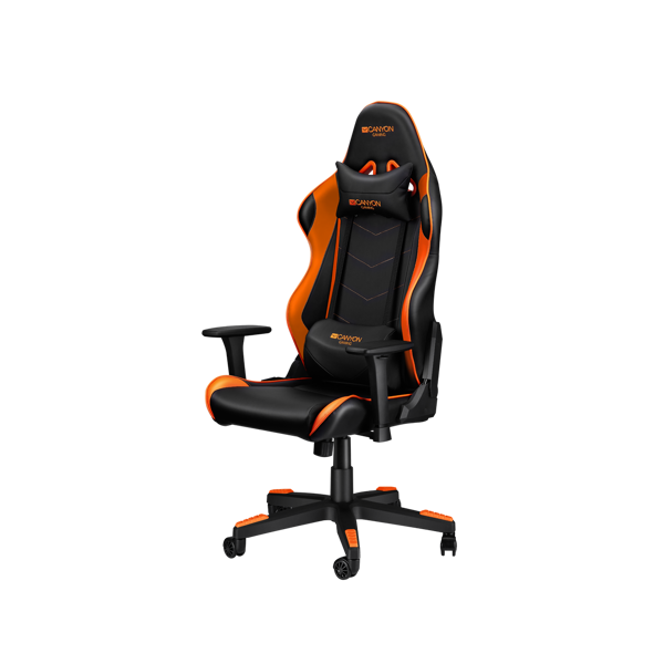 gaming სკამი Canyon 3D armrest black+Orange CND-SGCH4