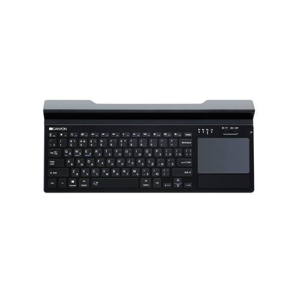 კლავიატურა და მაუსი CANYON wireless keyboard Black CND-HBTK7-RU