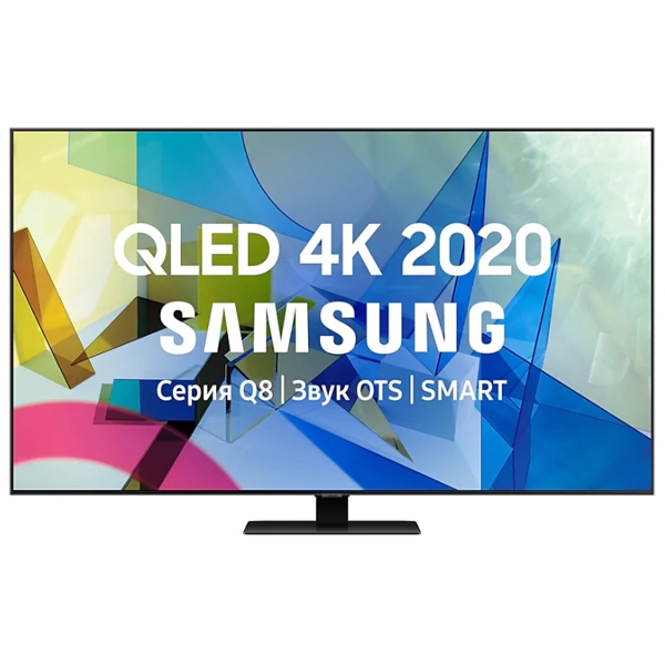 ტელევიზორი SAMSUNG QE55Q87TAUXRU 55'' QLED Flat Carbon Smart 4K