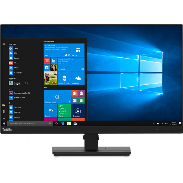 მონიტორი Lenovo ThinkVision T27q-20 27" 16:9 IPS  2560x1440 (61EDGAR2EU)