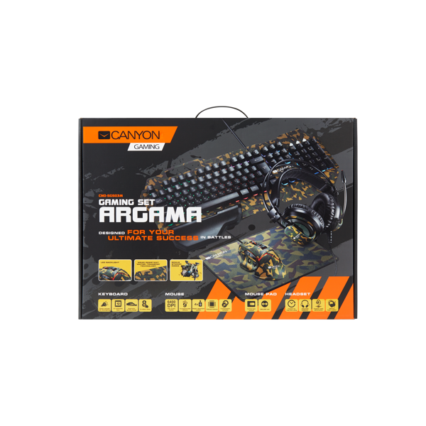 Gaming კომპლექტი CANYON 4in1 Gaming set CND-SGS03M-RU