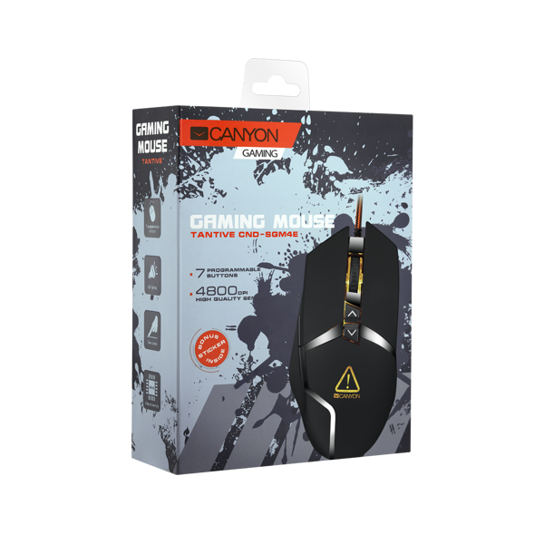 მაუსი CANYON Wired gaming mouse programmable CND-SGM4E