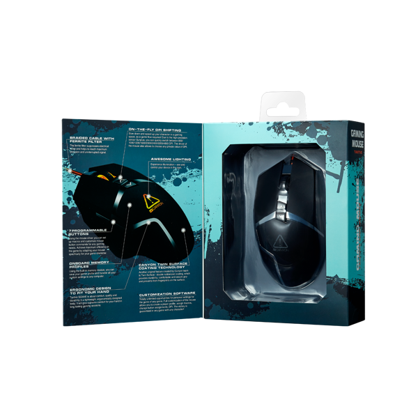 მაუსი CANYON Wired gaming mouse programmable CND-SGM4E