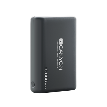 პორტატული დამტენი CANYON Power bank 10000mAh CNS-CPBP10B