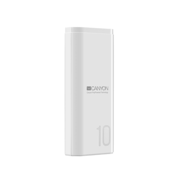 პორტატული დამტენი CANYON Power bank 10000mAh CNE-CPB010W