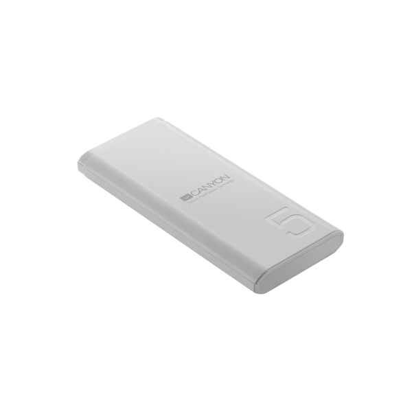 პორტატული დამტენი CANYON Power bank 5000mAh CNE-CPB05W