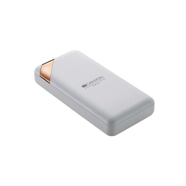 პორტატული დამტენი CANYON  Power bank 20000mAh CNE-CPBP20W