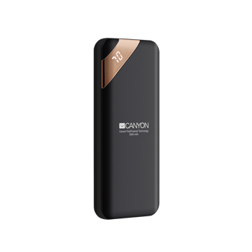 პორტატული დამტენი CANYON Power bank 5000mAh CNE-CPBP5B