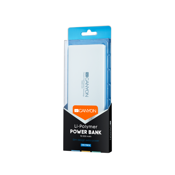 ტატული დამტენი CANYON  Power bank 10000mAh CNS-TPBP10W