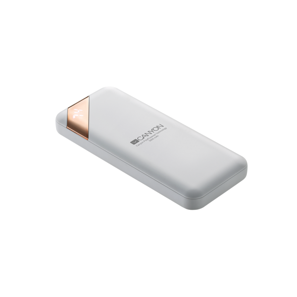 პორტატული დამტენი CANYON Power bank 5000mAh CNE-CPBP5W