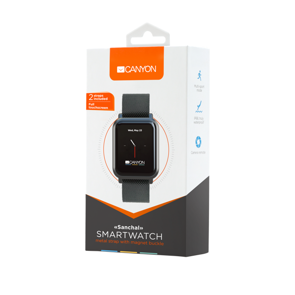 სმარტ საათი SANYON Smart watch, 1.22inch IPS full touch CNS-SW73BB