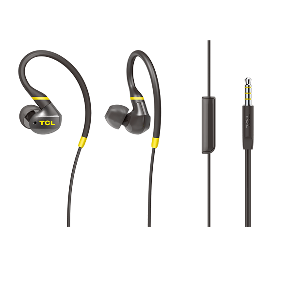 ყრსასმენი TCL In-ear Wired Sport Headset IPX4 Monza Black