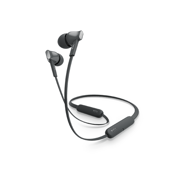 ყურსასმენი TCL SHADOW BLACK WIRELESS IN-EAR BLUETOOTH HEADPHONES WITH MIC - MTRO100BTBK