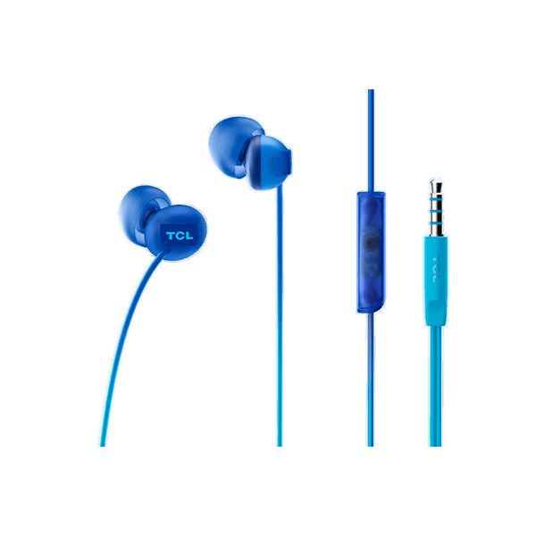 ყურსასმენი TCL OCEAN BLUE IN-EAR HEADPHONES WITH MIC - SOCL300BL