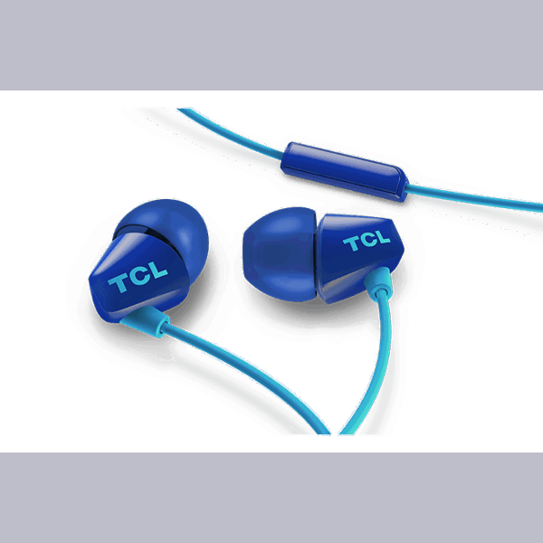 ყურსასმენი TCL OCEAN BLUE IN-EAR HEADPHONES WITH MIC - SOCL100BL