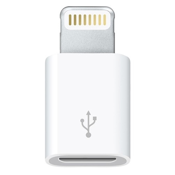 ადაპტერი APPLE MD820ZMA Lightning to microUSB Adapter White