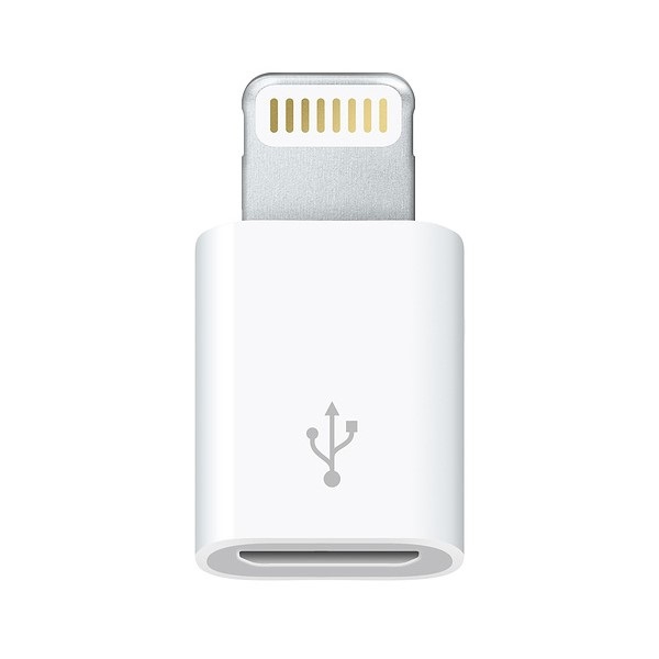 ადაპტერი APPLE MD820ZMA Lightning to microUSB Adapter White