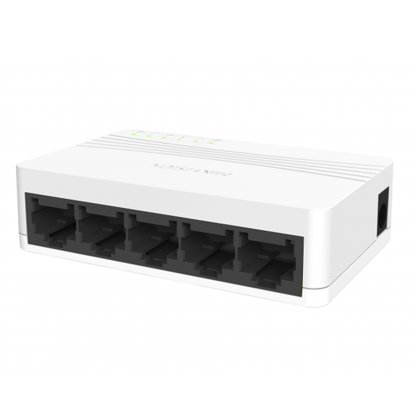 სვიჩი Hikvision L2 Unmanaged 5 10/100M RJ45 ports desktop plastic switch