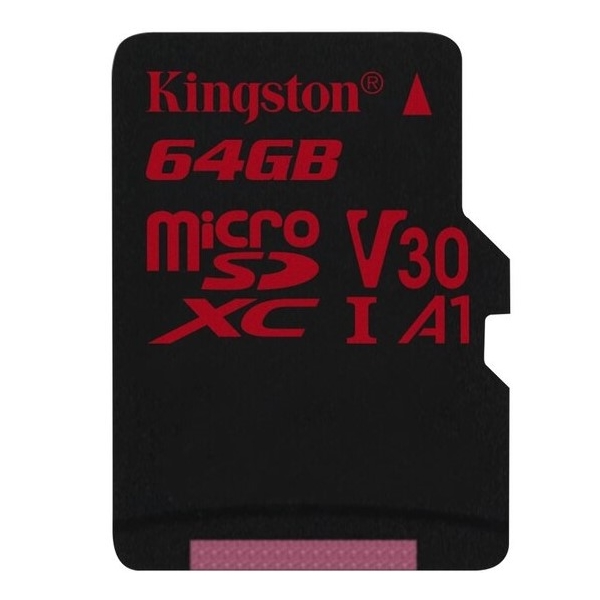 მეხსიერების ბარათი Kingston USD React 10080 V30 SDCR/64GB