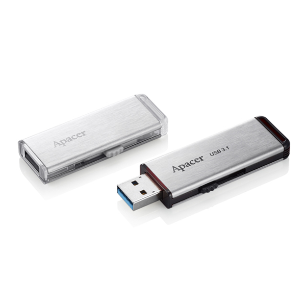 USB ფლეშ მეხსიერება Apacer USB3.1 Gen1 AH35A 16GB Silver