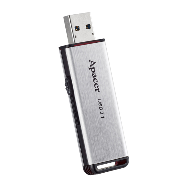 USB ფლეშ მეხსიერება Apacer USB3.1 Gen1 AH35A 64GB Silver