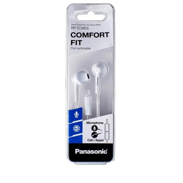 ყურსასმენი Panasonic RP-TCM55GC-W In Ear Headphones, White