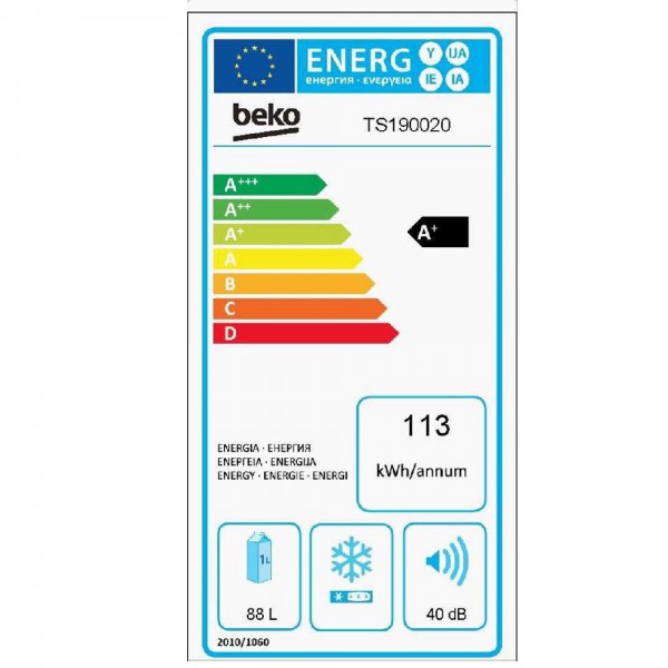 მაცივარი BEKO TS 190020 White