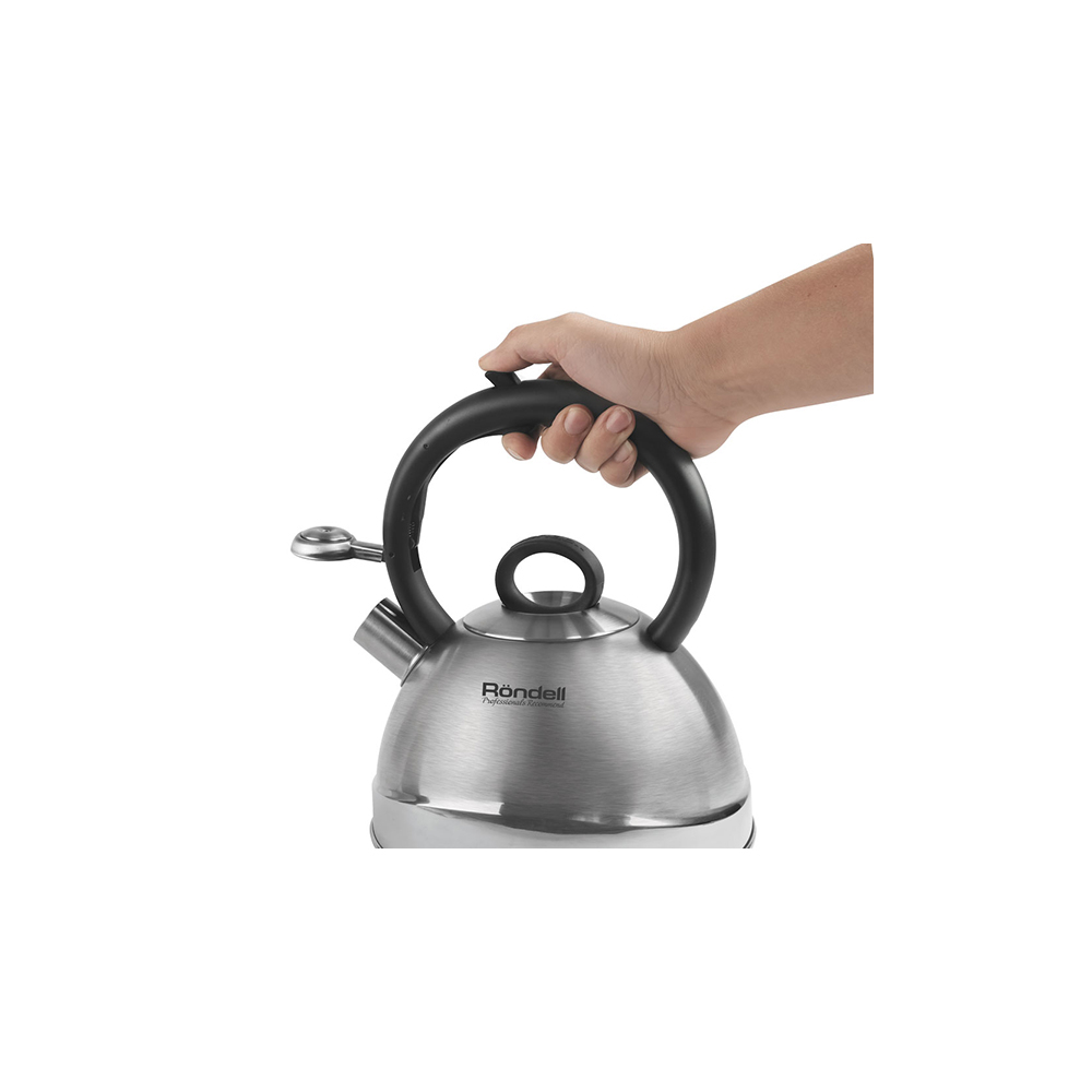 ჩაიდანი RONDELL-RDS 1059 გაზის ჩაიდანი უჟანგავი ლითონის 2,4 ლ