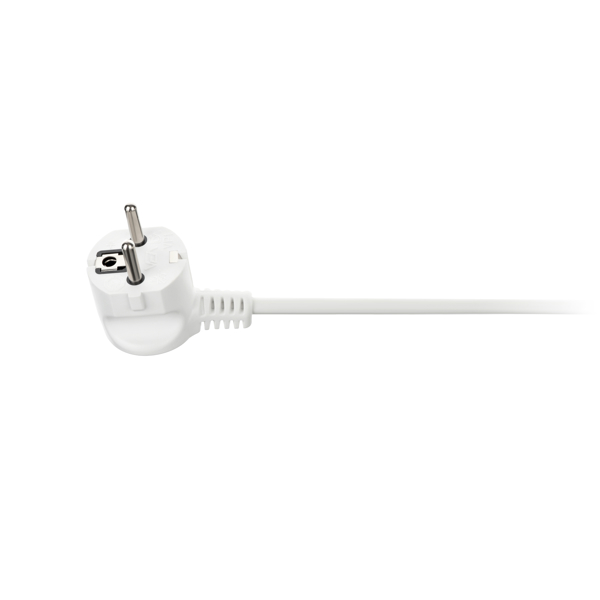 დენის დამაგრძელებელი 2E 3G* 1.0mm 5m White body blue switch