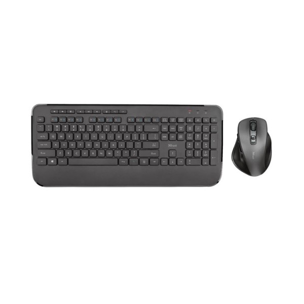 კლავიატურა-თაგვი უკაბელო: Trust Mezza Wireless Keyboard with mouse - 23185