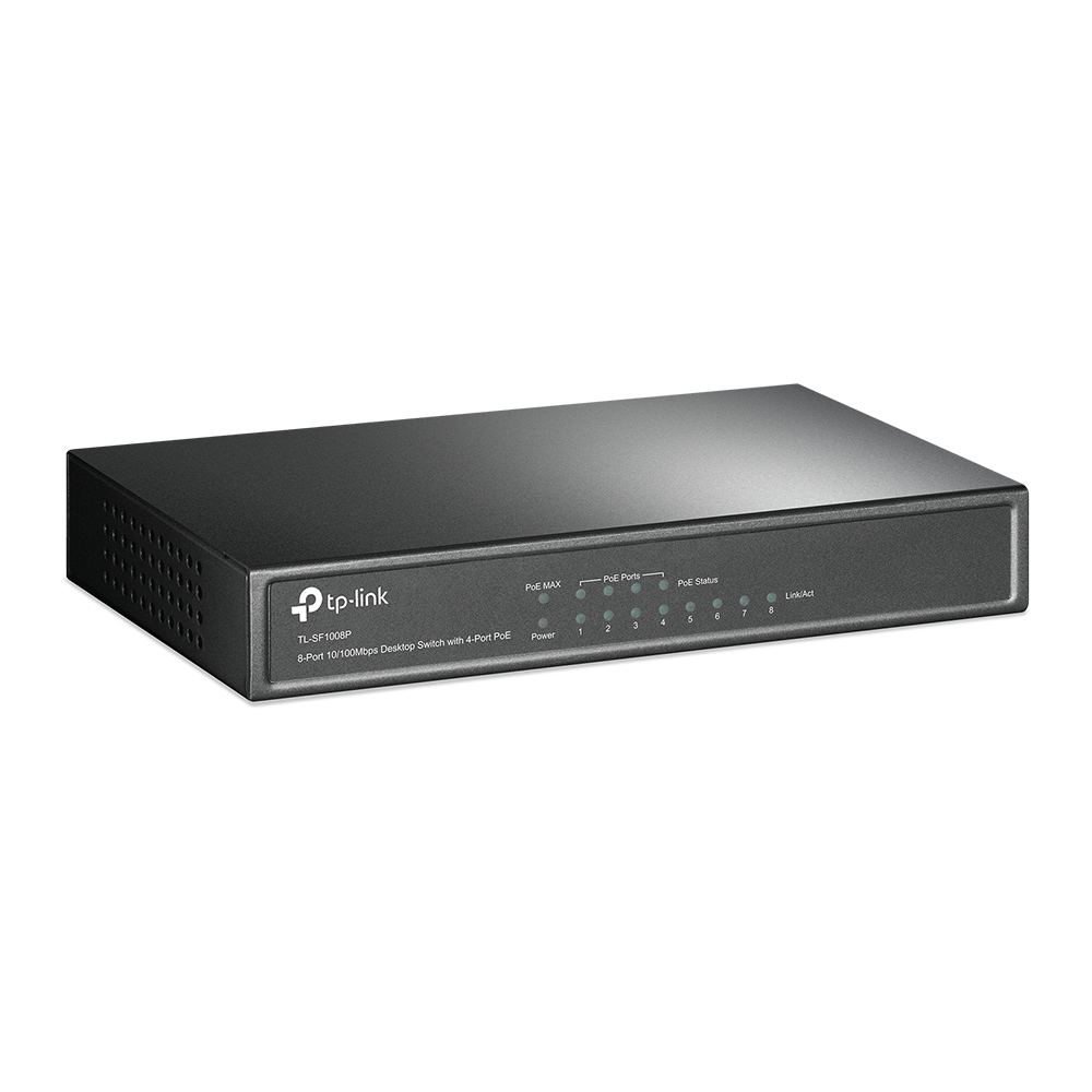 სვიჩი TP-Link TL-SF1008P 8-Port 10/100Mbps Desktop Poe Switch