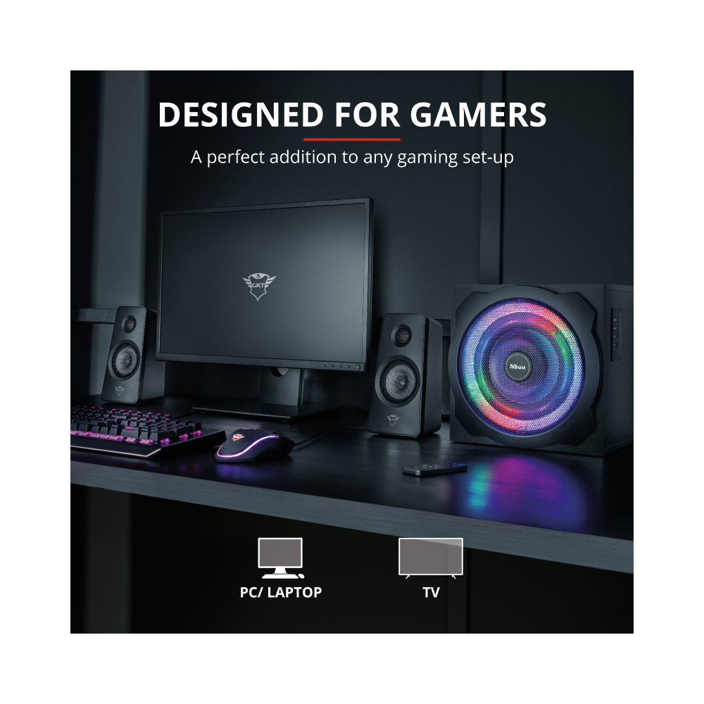 დინამიკი TRUST GXT 629 Tytan 2.1 RGB Speaker Set