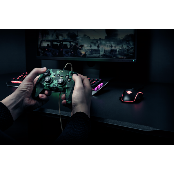 ჯოისტიკი TRUST GXT 540C Yula Wired Gamepad- camo